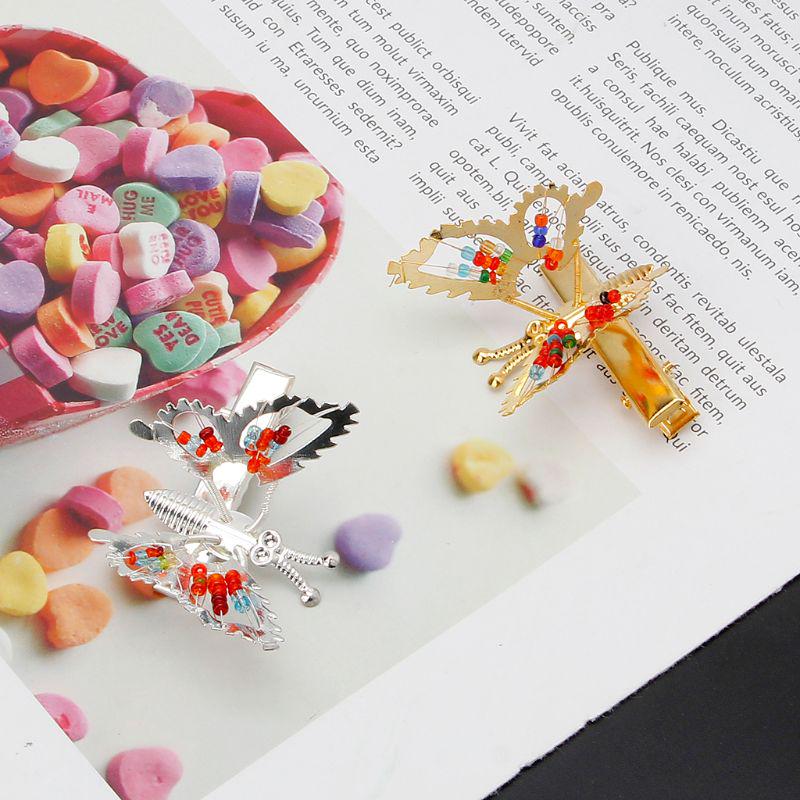 1Pc Girls Lovely Hollow Out Bow Butterfly Hairpins  Accessories Hair Clip For Children