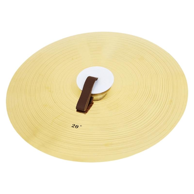 1Pair Crash Cymbal Percussion Instruments Professional Alloy Multiuse Cymbal Brass Band Ensemble Cymbals Enduring