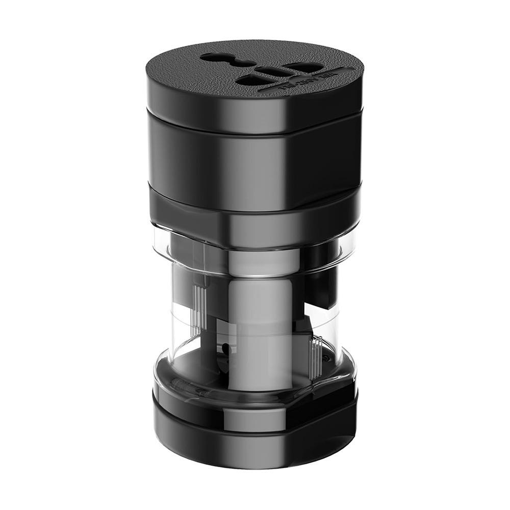 

Universal Plug Adapter International Power Adapter Portable Power Converters Travel чёрный