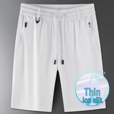 OEING Men's Ice Silk Quick-Dry Casual Sports Shorts