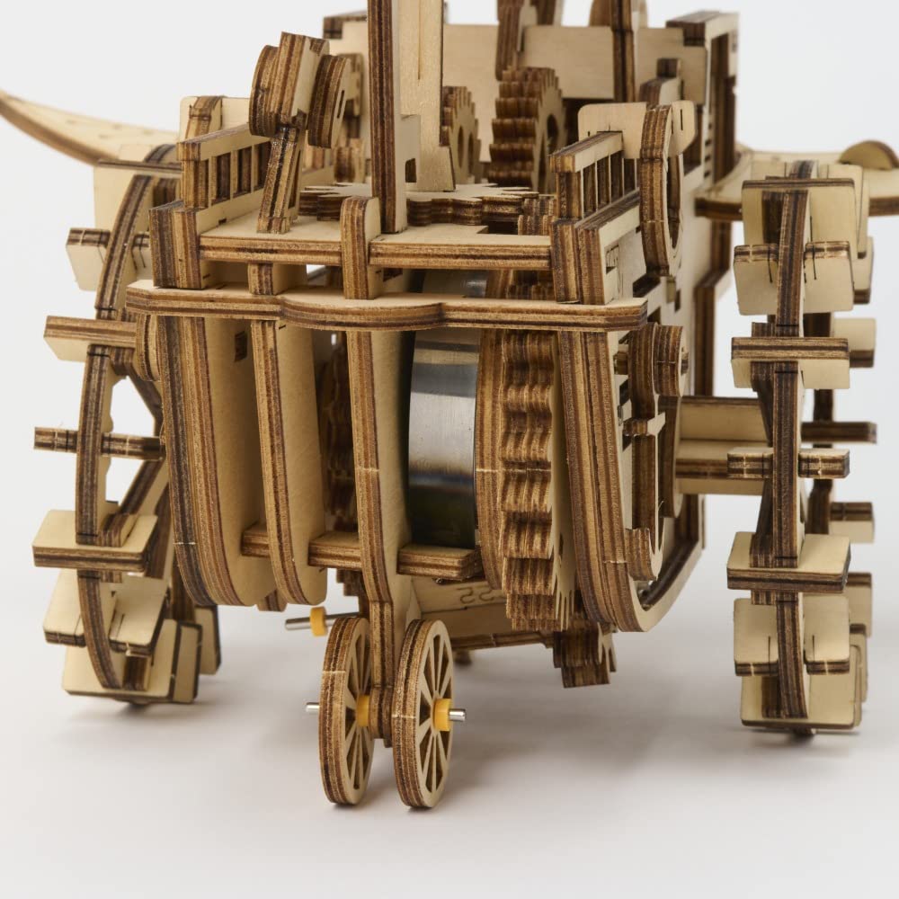 Moving 3D Wooden Puzzle Series with Japanese Instructions Tsukurundesu® (LK702 Airship)
