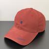 Fashion Hat Korean version embroidery R letter Weiya man pure cotton soft top baseball cap women's big head circumference shows face small shade cap