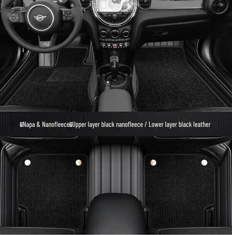 Full Coverage Black Floor Mats for GAC Trumpchi GS4/GS4 PLUS (2016-2021 Models)
