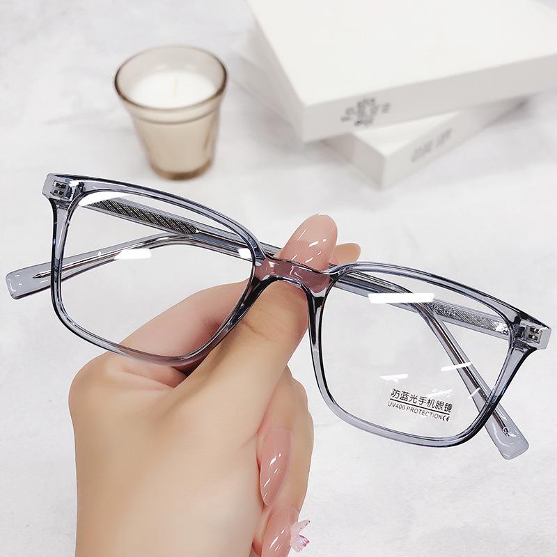 Korean Style Anti-Blue Light Spectacle Frames - Unisex, High-End & Versatile for Bare Face