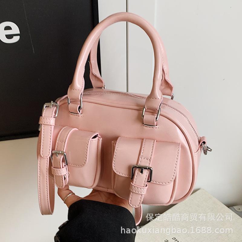 Premium Sense Niche Bag Women 2025 New Spring and Summer Fashion Casual Shoulder Messenger Bag Portable Bowling Bag