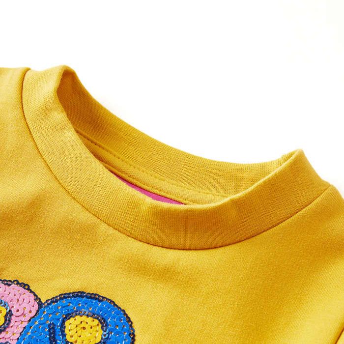 Sweatshirt pour enfants ocre foncé 92/104/116/128/140