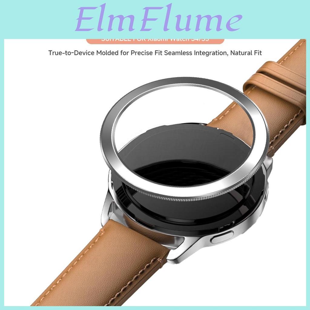 For Pc Minimalist 2025 Bezel Xiaomi Watch S4s3 Comfortable Plastics Protective Ring Scratchresistant Cases Watch Accessories