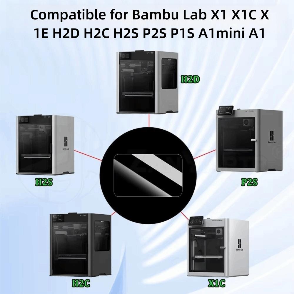 Anti-scratch Screen Protector for Bambu Lab X1 X1C X1E H2D H2C H2S P2S P1S A1mini A1