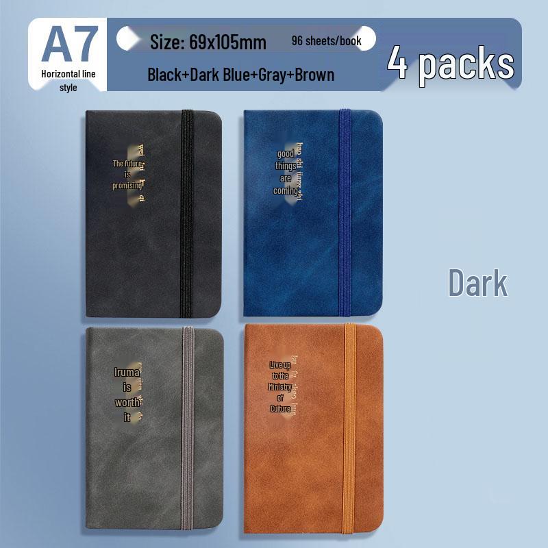 A7 Mini Pocket-Sized Notebook: Portable, Simple, and Perfect for Students