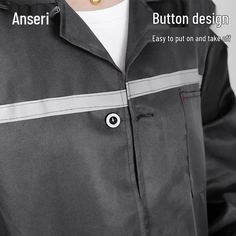 Ansaerui Reflective Durable Work Smock