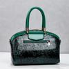 New Trendy Luxury Glossy Embossed Women Mommy And Me Top Handle Bag, Versatile Convertible Shoulder Crossbody Purse For Daily Shopping Dating Outfits