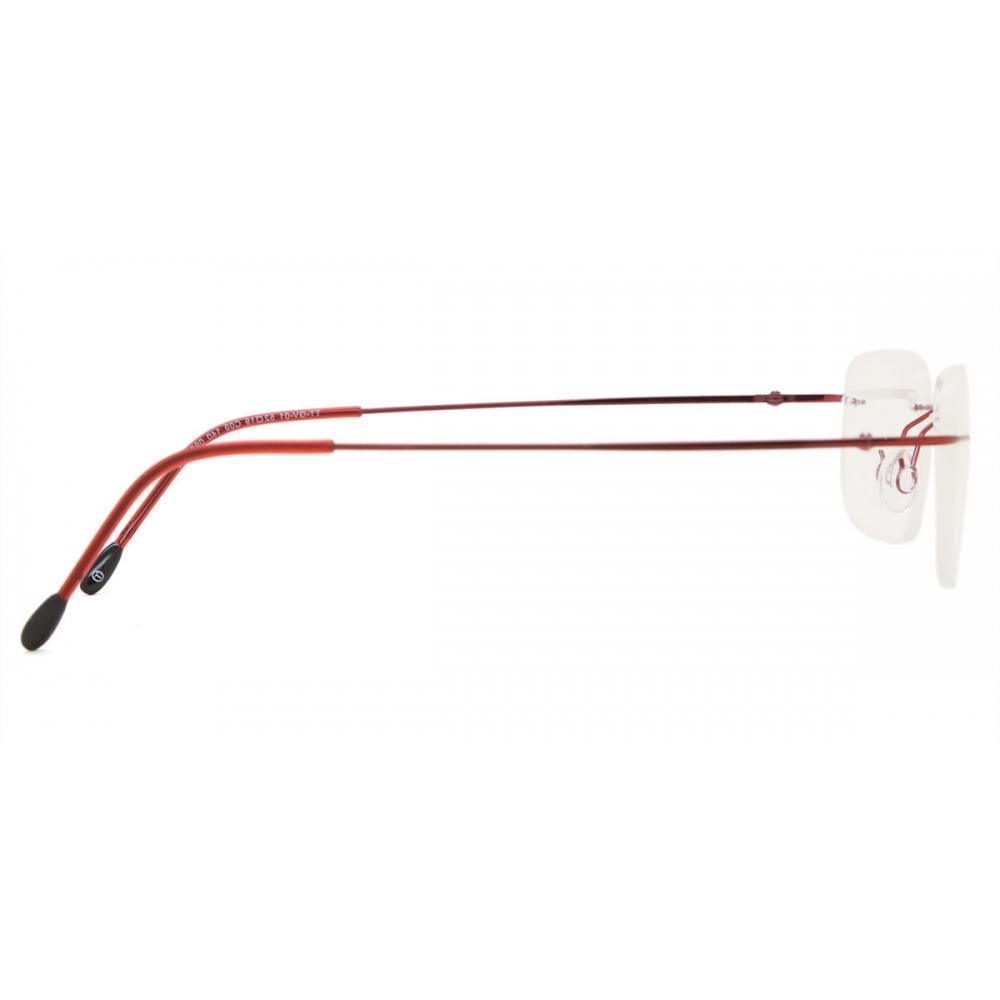 Rimless Rectangle Red Smartbuy Collection Bethanana Ttgv01 009 Fashion Unisex Eyeglasses