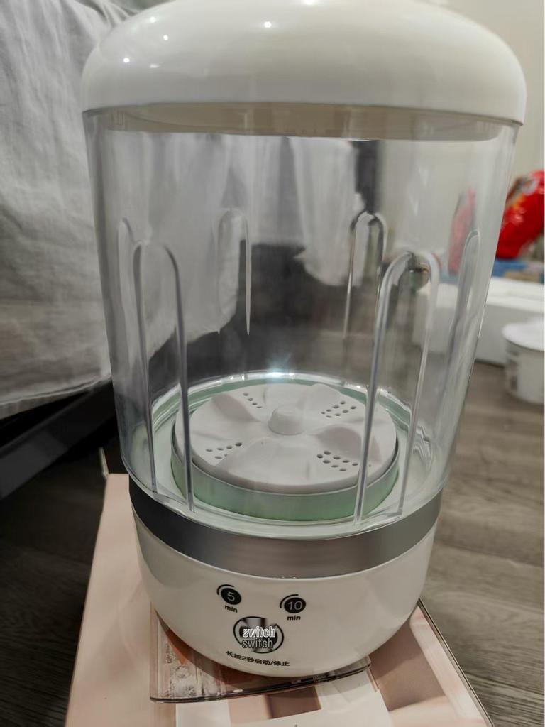 Bärbar Mini Tvättmaskin för Underkläder & Strumpor - Trådlös & Helt Automatisk