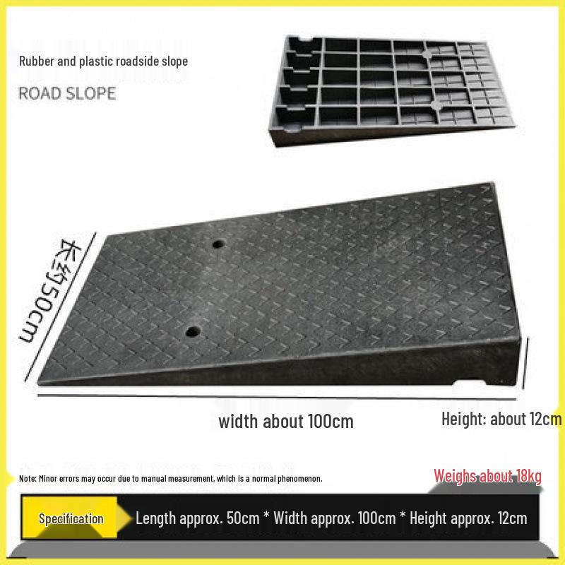 Portable Rubber Plastic Curb Ramp Step Pad