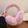 Soft Plush Ear Warmer Winter Warm Earmuffs for Womens Men Fashion Solid Earflap
