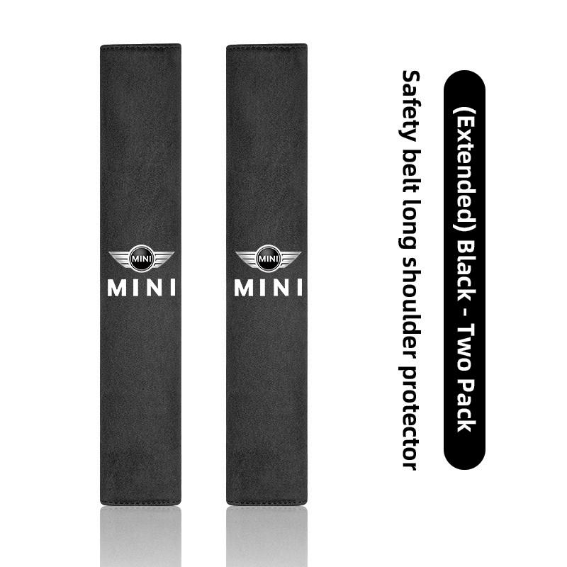 Car Seat Belt Shoulder Cushion Covers Shoulder Protection Pad For MINI Cooper R56 F56 R50 JCW Cabrio Aceman Countryman Clubman
