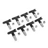 8 Set Airless Sprayer Spray Tip Set 209 211 313 415 515 521 619 623 Airless Sprayer Nozzle Black