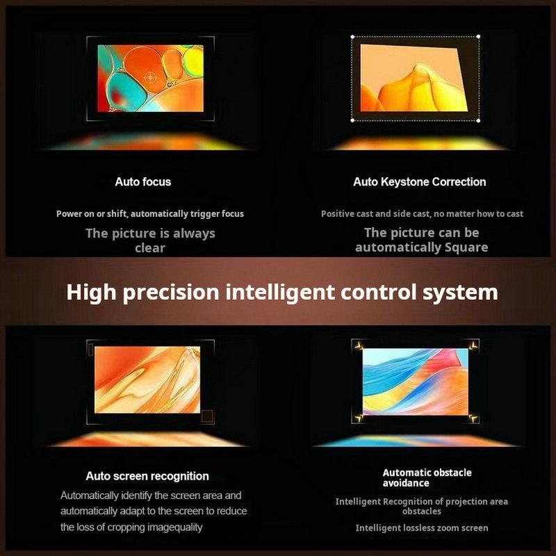 2026 New K8 1920x1080 Android 9.0 5G WIFI Full HD 1080p Projector