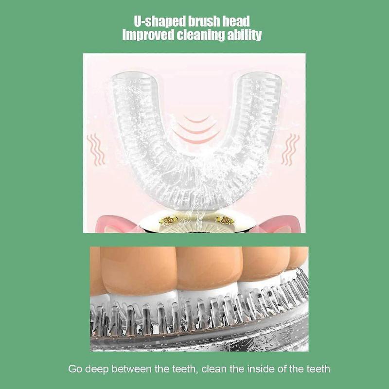 Children's Electric Toothbrush. U-shaped Toothbrush Head. Sonic Toothbrush. IPX7