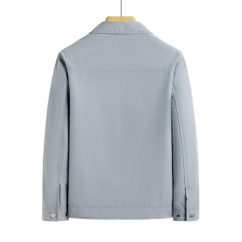 Men's Jacket Light Business Casual Spring Men's Lapels Spring Middle-aged Jacket Coat