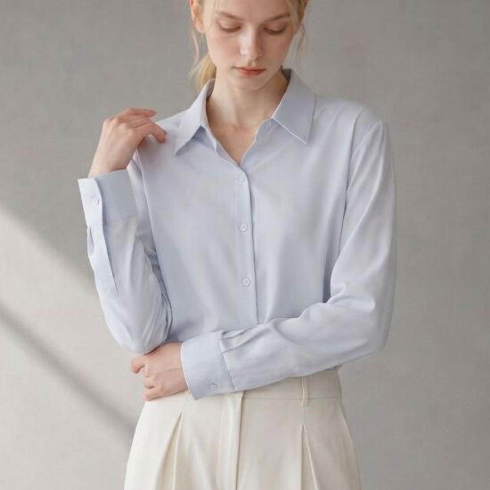 DeSire RoSe Women S Wrinkle Free Long Sleeve Collar Shirt blouSe