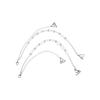 Leaves Summer Metal Chain Women Bra Belt Bra Accessories Brassiere Straps Pearl Shoulder Strap