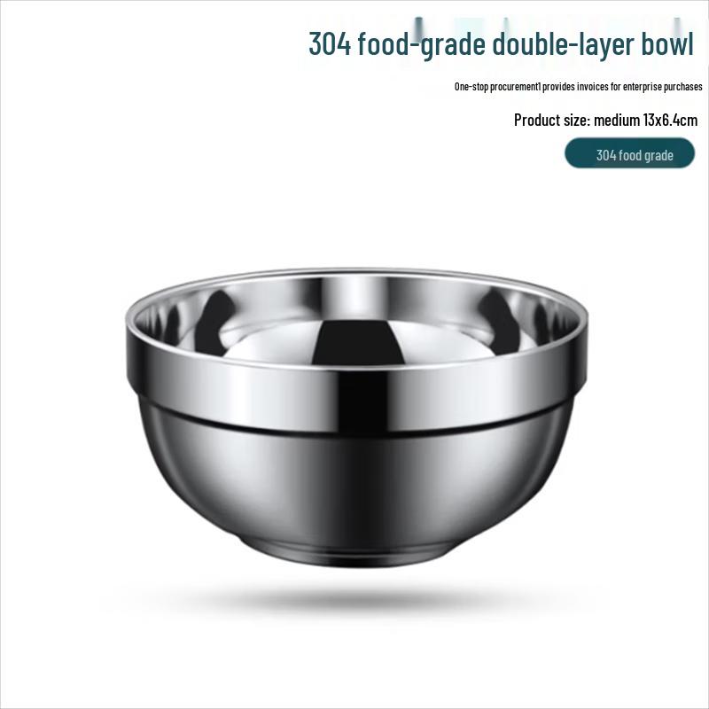

An Yi 13cm Stainless Steel Soup Bowl