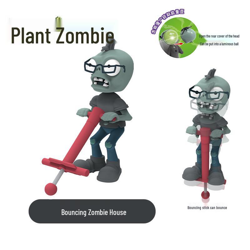 Plants Vs. Zombies Toy Set: Bewitching Mushroom, Fish Hook, Grassland Mine, Flaming Tree, Poison Pea
