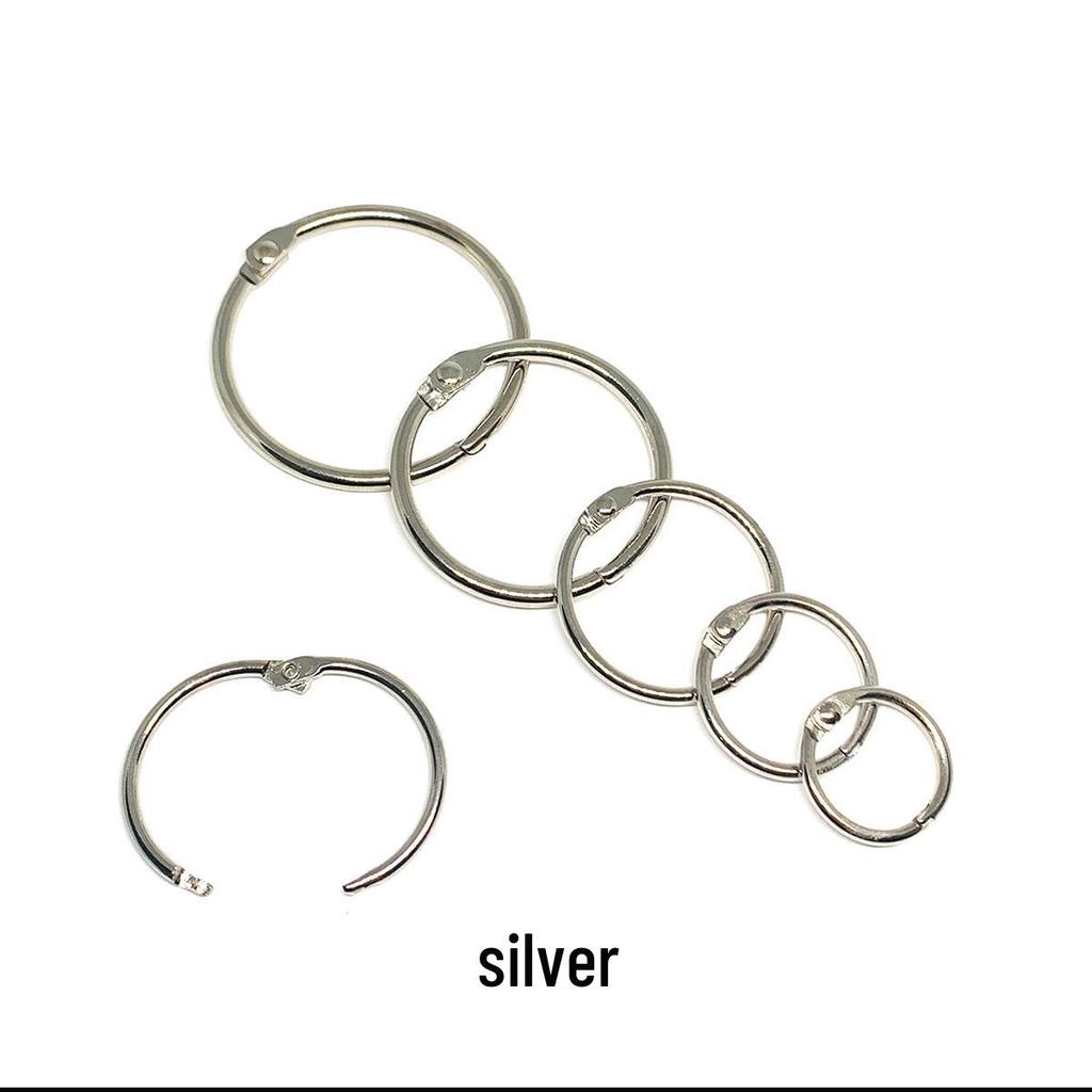 In-Stock Metal Loose-Leaf Binder Rings for Albums, Cards, and Calendars