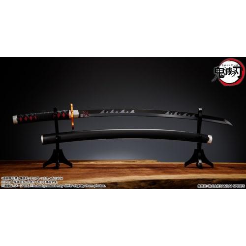 TAMASHII NATIONS PROPLICA Demon Slayer: Kimetsu no Yaiba Nichirin Sword (Tanjiro Kamado) Kyojuro Rengoku Tsuba Ver. Approx. 880mm ABS & Diecast Painte