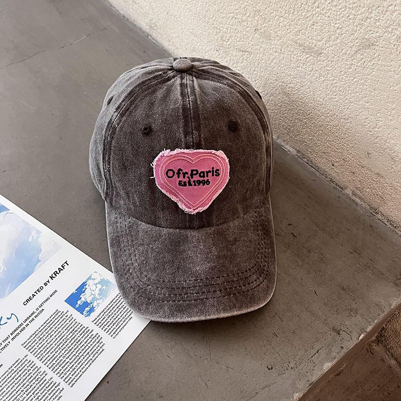 Color Letter Solid Ofr Paris Embroidery Baseball Cap Function Men Hat Women