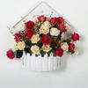 Yousheng Hanging Flower Basket, Sustainable Use Handcrafted Unique Design, Durable Wear-Resistant Home Decoration, for Balcony Garden