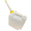 Fuel Mixing Container with Spout, Graduations, And Lid. Chainsaw Bottle. Sturdy Cup.