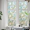 Transluzente Opake Sichtschutz-Fensterfolie - Bunter Elektrostatischer Glasaufkleber, Anti-Späh für Badezimmerfenster