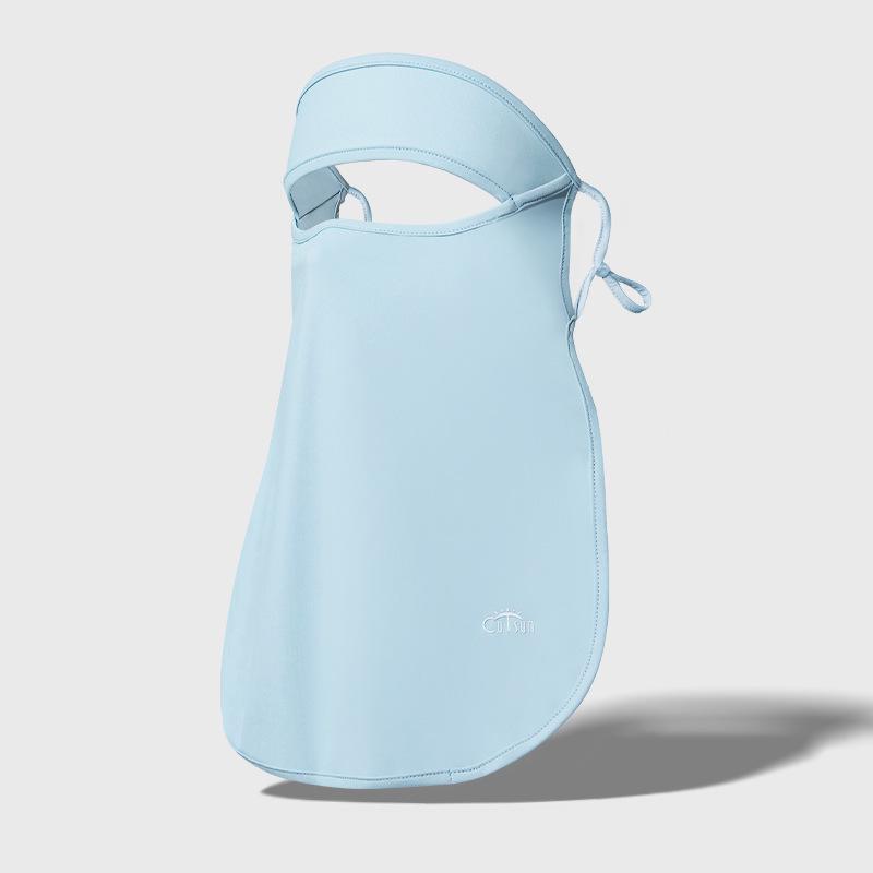 Blush Eye Corner 3D Sunscreen Mask: Breathable, UV-Protective Nylon Ice Silk for Summer Women