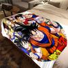 1PC Son Goku  Print Flannel Blanket, High Quality All Seasons, Home Decor, Warmth and Comfort, Perfect for Christmas Gifts