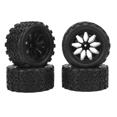 4 SZT. Koła i opony do samochodu RC RC Gumowe opony Zamiennik dla samochodów zdalnie sterowanych Traxxas 1/10