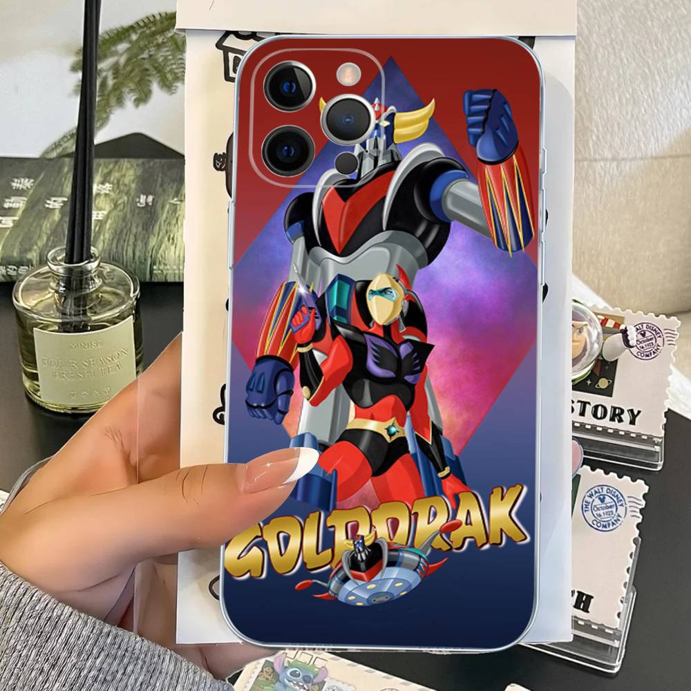 

UFO R-Robot G-Goldorak For IPhone 17 16 15 14 13 12 11 Pro Max Plus Phone Case High End Silicone iPhone 17