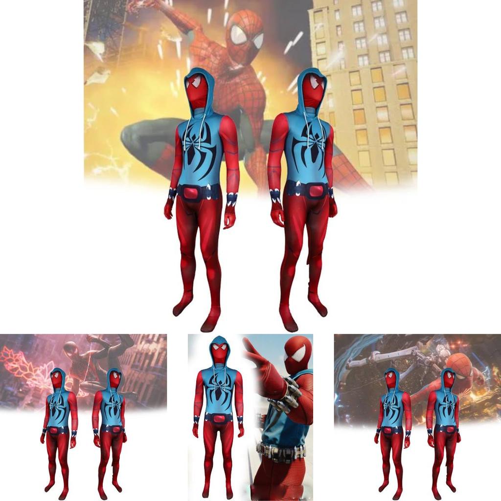 Scarlett Spider-man Cosplay Costume For Adults Premium Polyester Spandex Fabric