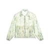 Li Ning Chinese Culture Series Painted Collar Loose Windbreaker Women Outerwear Yellow-Green AFDU366-2