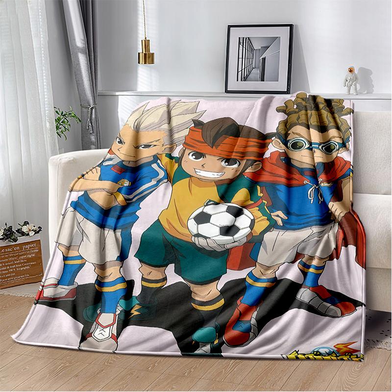 3D Inazuma Eleven Mark Evans Anime Cartoon Soft Plush Blanket,Flannel Blanket Throw Blanket for Living Room Bedroom Bed Sofa Kid