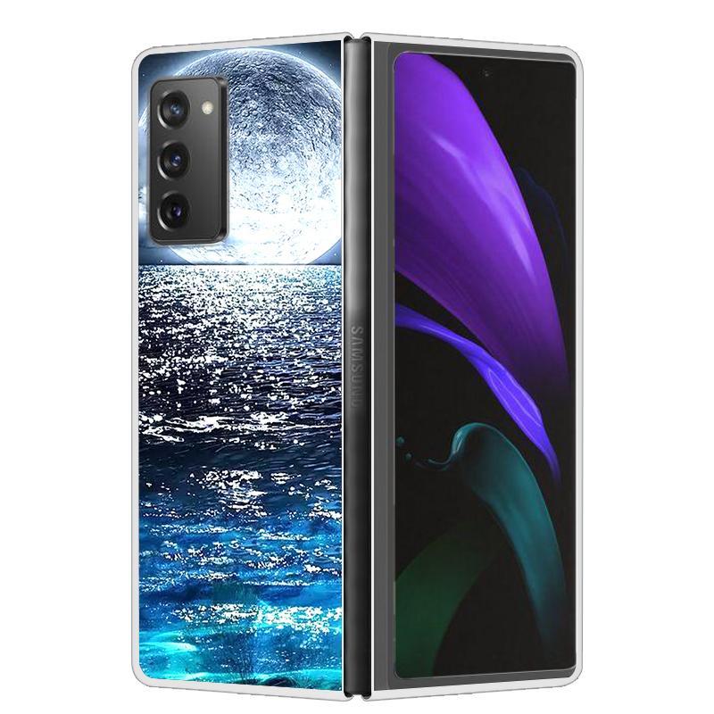 Cool Case For Samsung Z Fold 6 5 4 3 Case Hard Clear Plastic Cover For Samsung Galaxy Z Fold 2 5 6 Phone Case Funda ZFold2 Coque