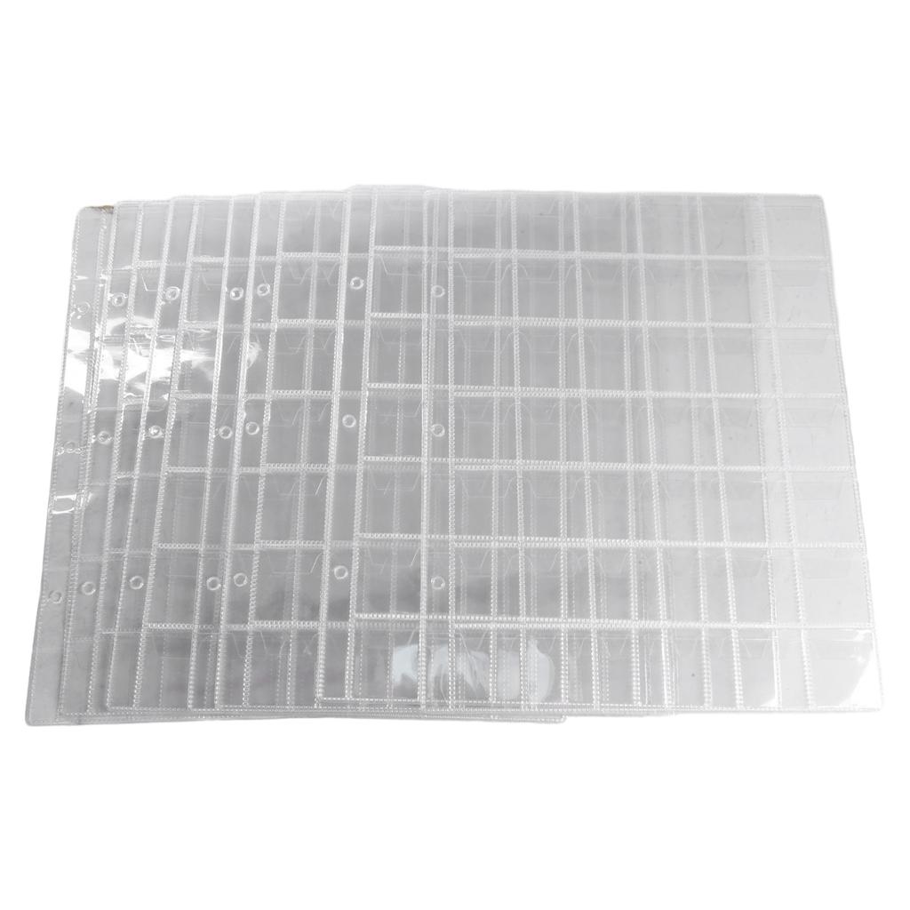 Home Decoration Coin Pocket Pages Coin Holder 10pcs 28*28mm 42 Pocket Accessories Replacement For Coin Collectors