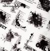 RetroStory Ink Dye Series Decorative Stickers - Creative Retro Background for DIY Collage & Journal