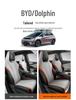 BYD Dolphin Universal Leather Car Seat Cover - All Seasons, Full Coverage
