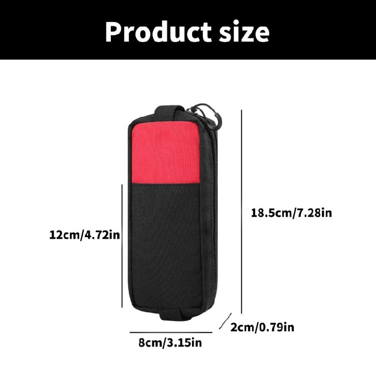 Webbing Pouches Belt Bag Multiuses Wallets Outdoor Camping Pouches Phone Bag with Attachments for Hiking Camping Hunting