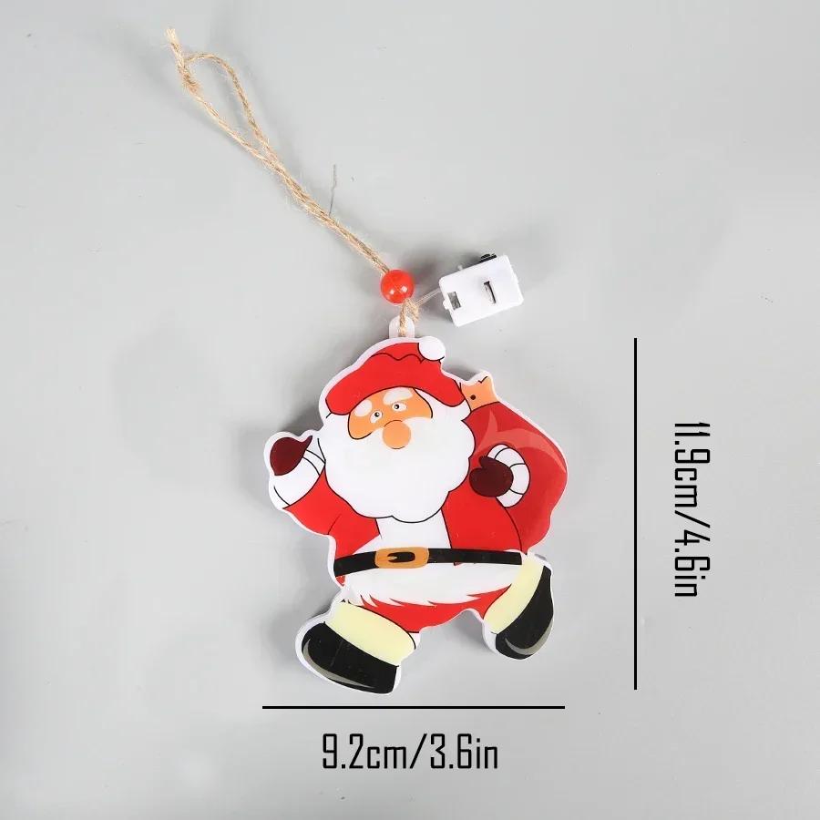 

Рождественские декоративные огни Светодиодные огни Снеговик Старик Снежинка Рождественская елка Декор Креативные подарки Рождественская атмосфера Композиция