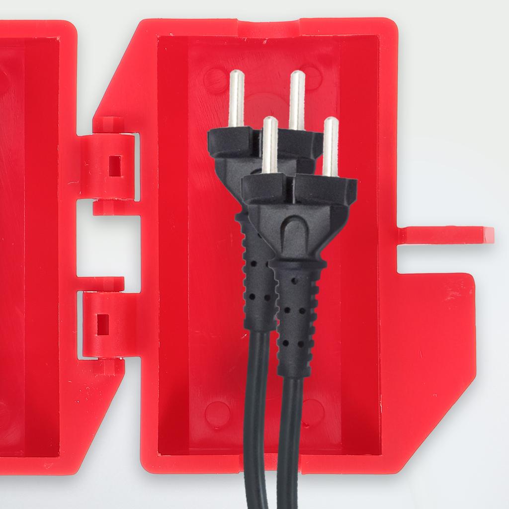 Zámek zástrčky Průmyslový zámek elektrické zástrčky pro prodlužovací kabel Termostat Spotřebič Bezpečnost Úspora energie