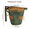 Garden Tool Belt for Women Men Waxed Canvas Tool Belt Bag Gardener Farmer Tools Waist Pouch for Electrician Carpenter