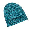 Blue and Black Zebra Pattern Adult Knit Beanie with Style Fits Effortlessly Into Seasonal Wardrobes and Pairs Well with Jackets or Casual Looks